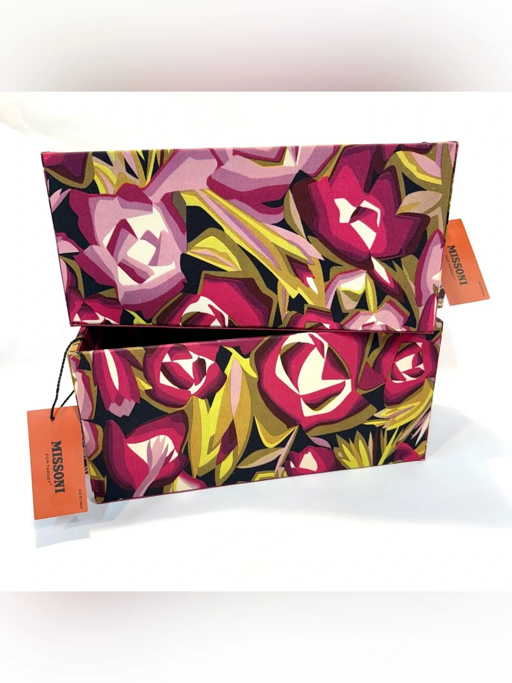 NWT Missoni for Target from 2011 Set of 2 Media Storage Boxes 11
